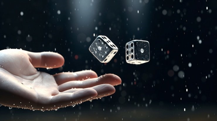 Your private tiles appear on screen during betting phases. In-game Domino QQ interface showing player tiles, dealer, and betting controls
